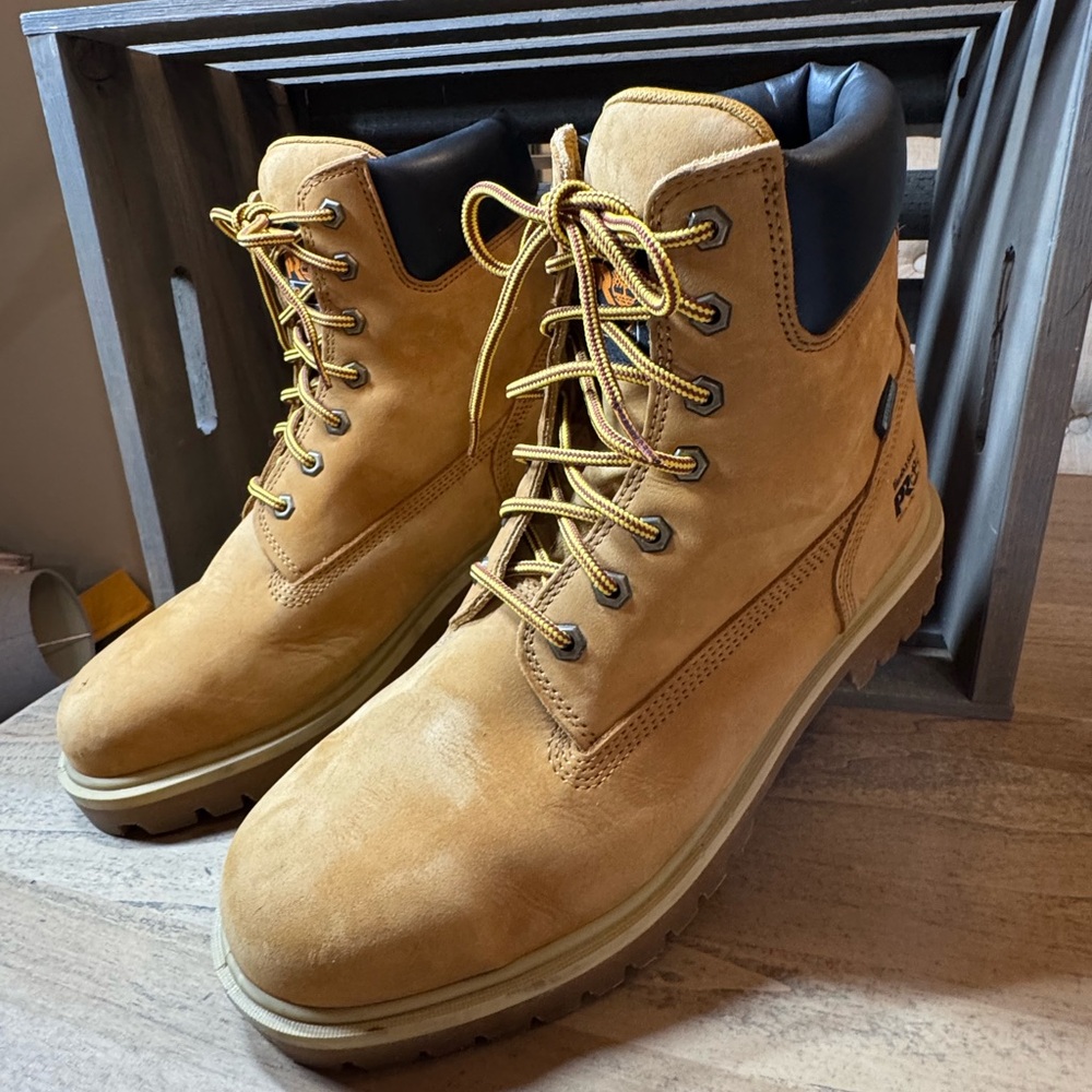 Men’s Timberland PRO 24/7 Steel Toe Boots, size 12W - Picture 4 of 9